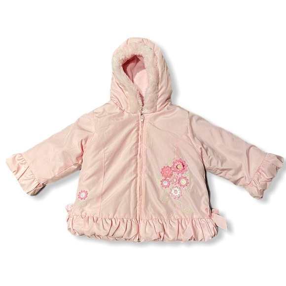 “Pretty in Pink” Fleece lined Jacket (24 months) - Picture 1 of 5